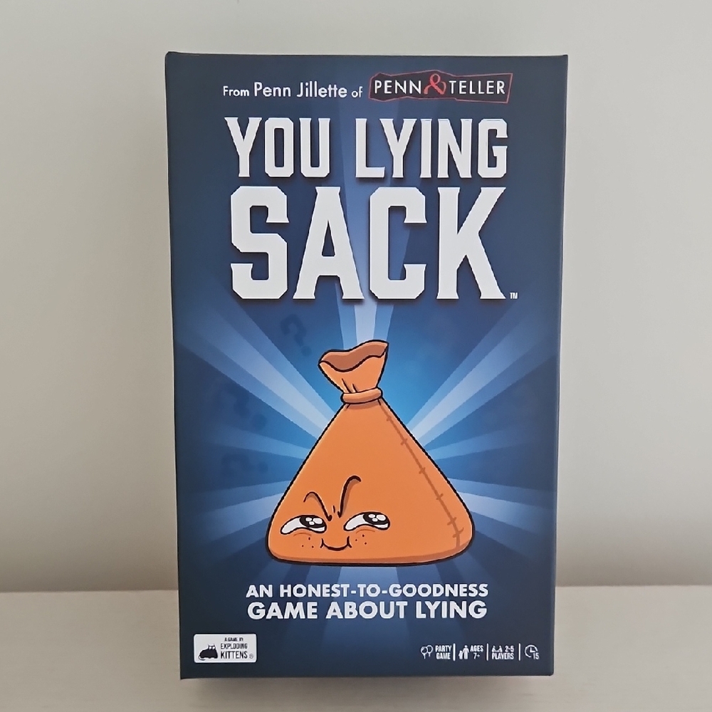 NEW! You Lying Sack Board Game Tabletop Game